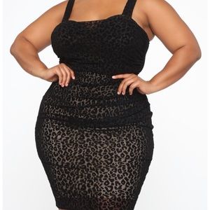 Leopard dress. New with tags